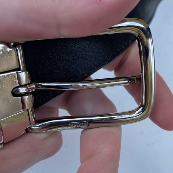 Rare Coach Men's Logo Embossed Belt - Picture 6 of 7